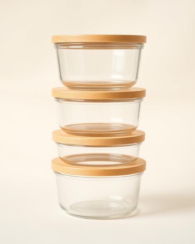 Concept mockup: Glass Storage Set
