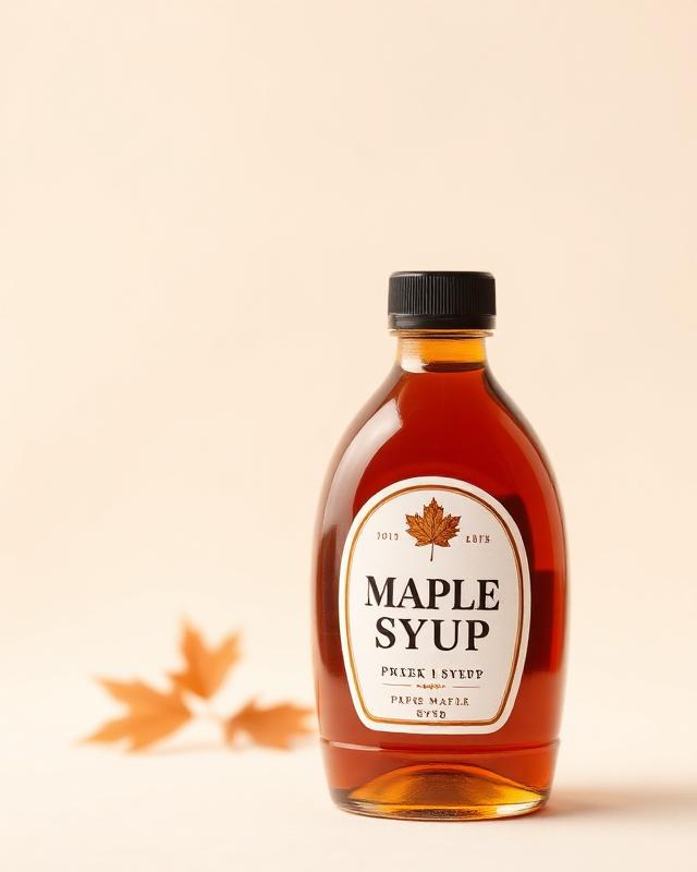 Concept mockup: Pure Maple Syrup