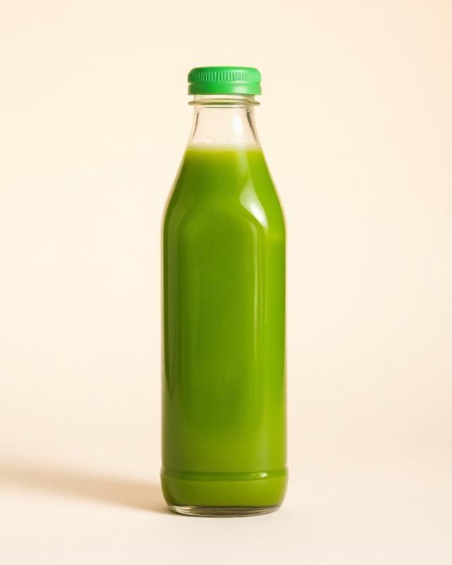 Concept mockup: Cold-Pressed Green Juice